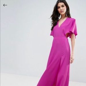 ASOS Open side Kimono Sleeve Maxi Dress